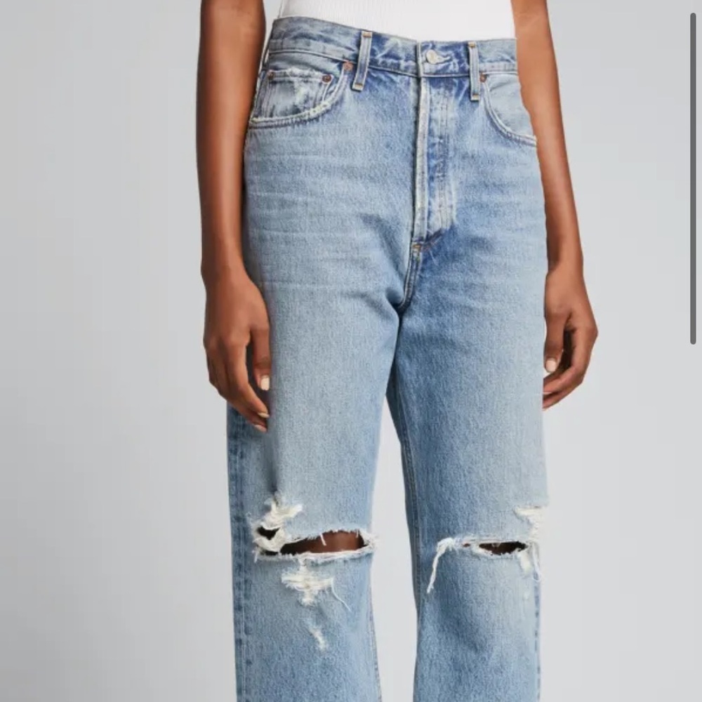 NEW! AGOLDE 90's Crop Mr Loose Straight Jeans - Picture 6 of 6